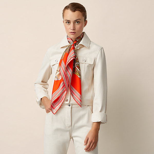 Selle des Steppes scarf 90 | Hermès Canada